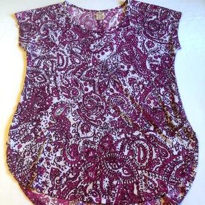 💋Women’s Top Cap Sleeve.  Size M  8-10.